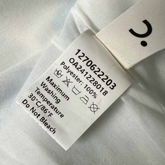 Commense Blue Yellow Floral Backless A-Line Mini Dress XS NWT Open Back - Picture 11 of 13